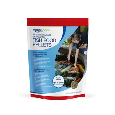 98874 Premium Color Enhancing Fish Food Pellets 2.2 lbs / 1 kg)